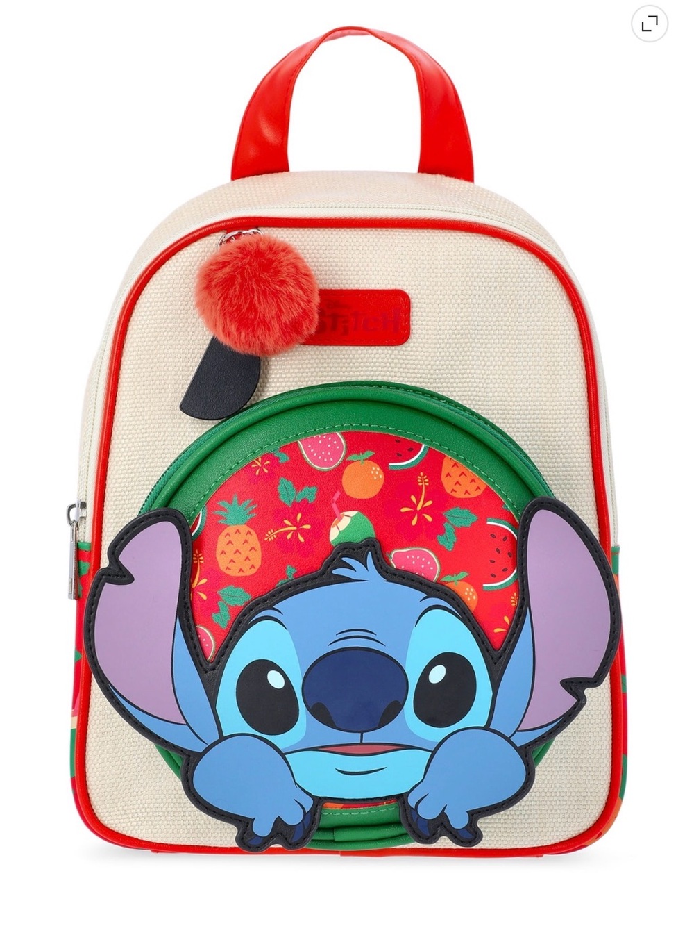 💜Disney Lilo & Stitch Tropical Women's 11" Mini Backpack, Size:11”